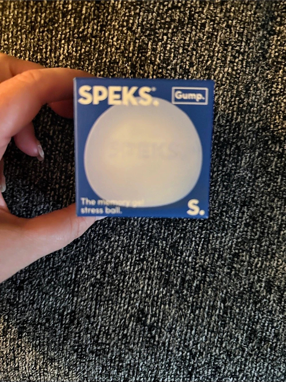Gump's Speks Stress Ball Blue Stress Ball NWT